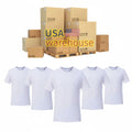 Shirts for Sublimation Printing Custom logo US Warehouse Unisex  Tee Shirts Cotton Feel Blank 100 Polyester Shirts Sublimation