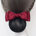 IVANHOE Adult Fabric Yarn Professional Hairpin Staff Hair Net Bag Bow Tie Brooch Shirt Collar Flower for Girls Women Accessories
