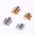 Copper Gold DIY Necklace Buckle Multi Row BraceletJewelry Accessories Tube Magnet Silver Double End Clasps SLIDE LOCK Clasps