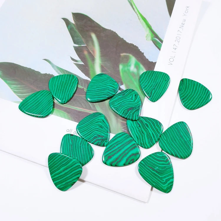 Huiying Gemstone Wholesale Malachite Guitar Pick For Gifts