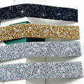 Hotfix Resin Rhinestone Strip Motif Style Chain Shape for Garment Shoes T-Shirts & Bags Decor Adhesive Hot Sale Pointback Style