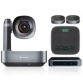 UHD 4K Audiovisual Conference System-12X Zoom HD-MI Camera Wireless BT Speakerphone 2 Expansion Mics