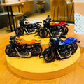 Creative Mini Motorcycle Harley Car Key Chain Cartoon Bag Pendant Couple Small Gifts Wholesale