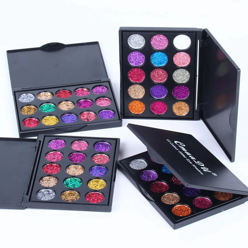 OEM Hot Sale Different Colors Makeup High Pigment Waterproof Eyeshadow Palette Wholesale No Brand Quality Eyeshadow MegaBDM