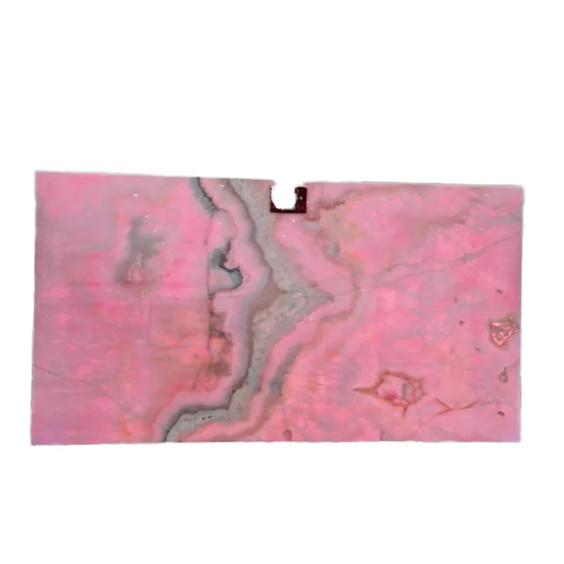 Modern Design Natural Light Pink Onyx Rose Pink Marble Slab Polished Translucent Interior Wall Panel Backlit Big Slab