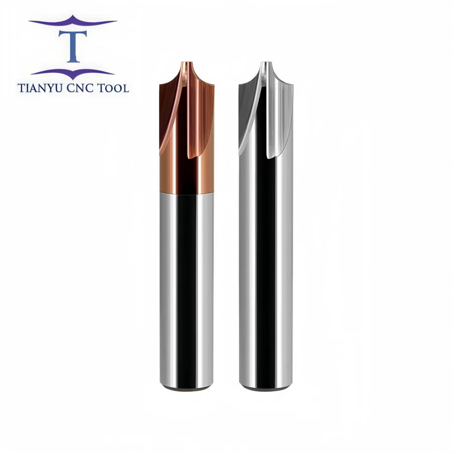 R0.2-R4.0 Concave Solid Carbide End Mills Internal R Cutter HRC55 High Precision OEM/ODM Climb Milling 2/4 Flutes