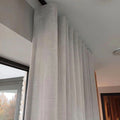 Custom Designed Texture Tulle Curtains Modern Style Fabric Window Shades for Hotel Hospital Home Use with Blackout Feature