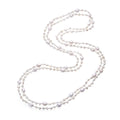 Certified 160Cm Popular Classic Sweater Chain Around Three Circles Natural Fresh Water Baroque Pearl Versatile Style Hot Selling