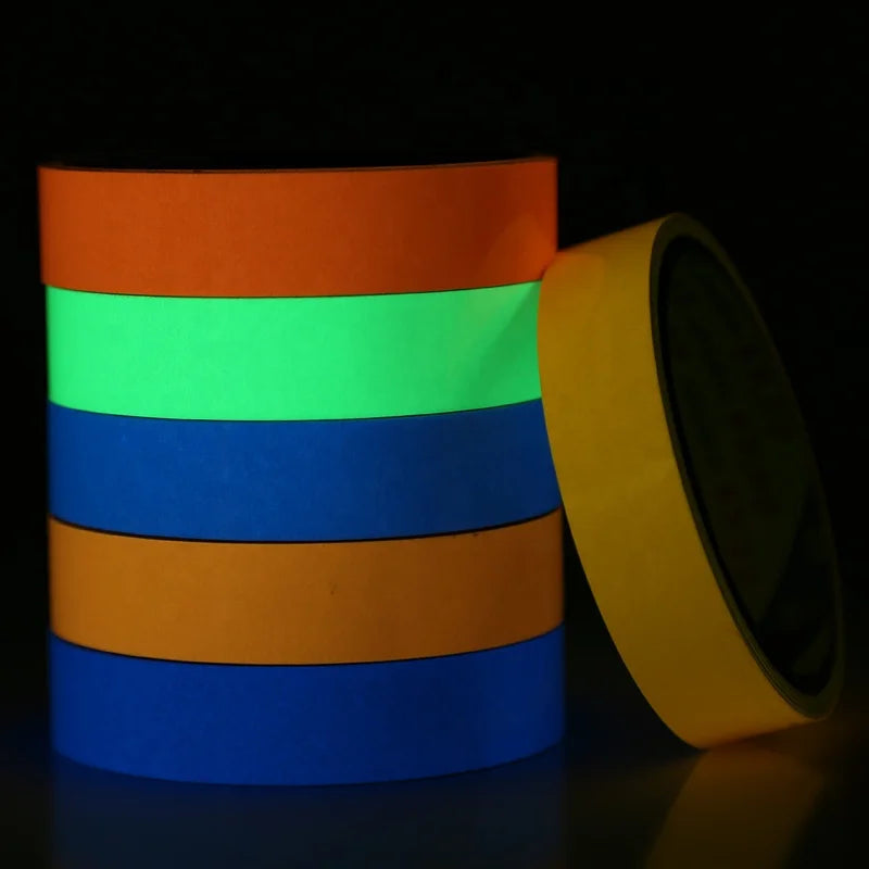 Luminous Tape Self-adhesive Tape Night Vision Glow in Dark Safety Warning Security Stage Home Decoration Tapes