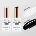 Wholesale 15ml UV Gel Nail Polish Super White Super Black Private Label Salon Art Usage