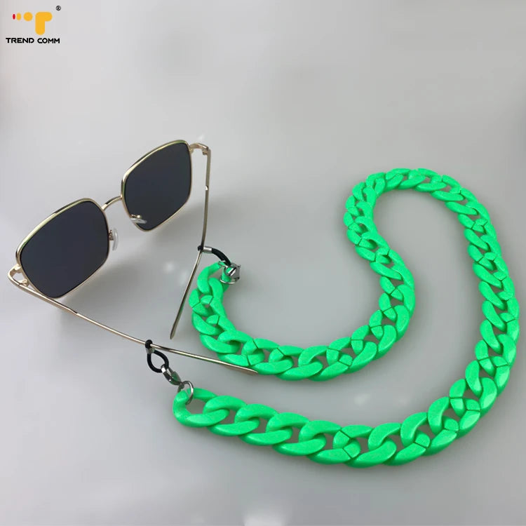 Sunglasses Accessories Acrylic Plastic Chain Summer Beach Eyewear Straps for Glasses
