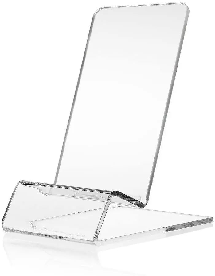 Factory Custom Phone Store Shop Counter Clear Pmma Plexiglass Handphone Smartphone Stand Clear Acrylic Cell Phone Holder Stand