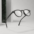 2024 Conchen Round Frame PC Plat Lens Eyewear Glasses Classical Rice Nail PC Optical Frame Glasses