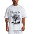 OEM Custom High Quality Personalized Streetwear 100%Cotton Crew Neck Tshirt Oversized Digital Print Embossed Embroidered T-Shirt