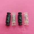 Double Head Two Holes Drawstring Cord Plastic Cord Stopper