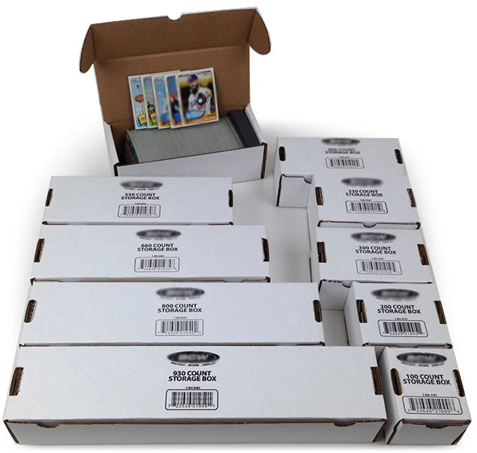 Custom Glossy/Matt Lamination Recyclable  Super Monster Corrugated Rigid Mailing Box for Baseball Trading Card Storage