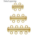 No Tarnish Gold Filled Pearl Bracelet Row Clasps Wholesale for Permanent Necklace Jewelry Making