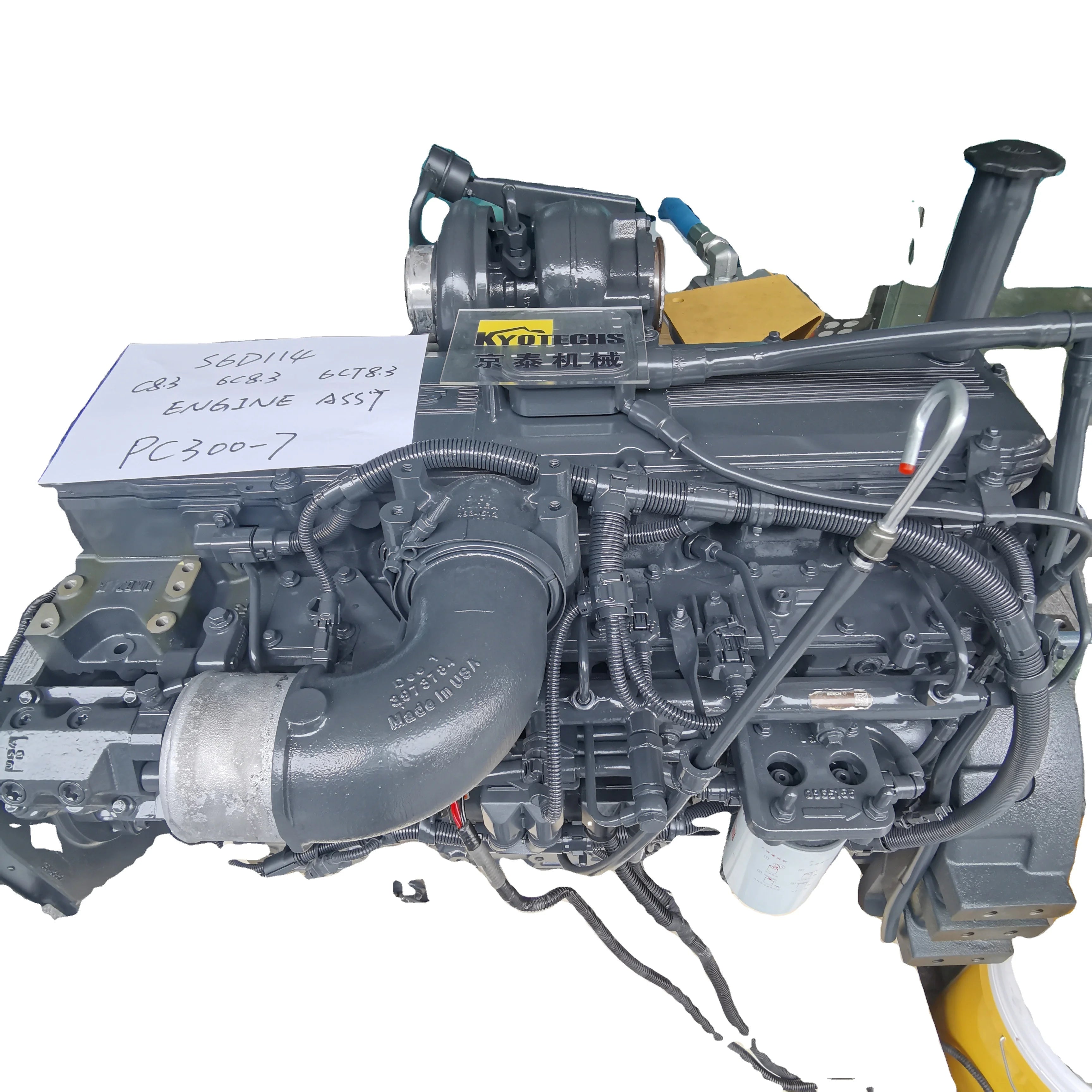 KYOTECHS MACHINERY CONSTRUCTION  ENGINE ASSY PC300-8MO for SAA6D114E-3 SAA6D114E S6D114 C8.3 6C8.3 6CT8.3