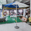 Modern Design Outdoor Canopy Patio Umbrella Cheap Plastic Sunshade Garden Furniture for Hotel Courtyard School & Entry