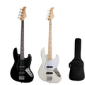 HUASHENG High Grade 41 Inch Jet Black Gloss Guitar OEM ODM 6 Strings Electric Guitars for Professional Beginner Kid Adult