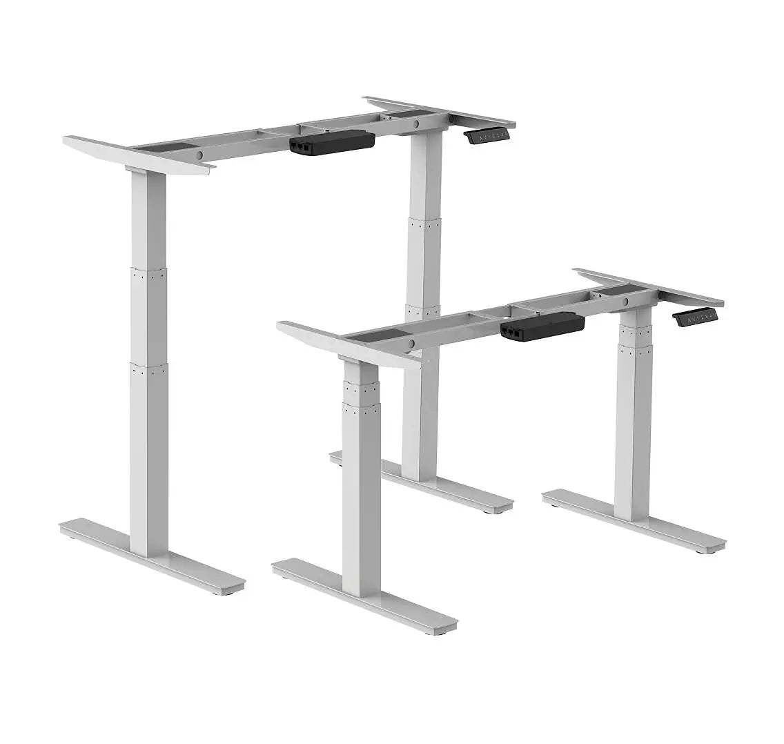 Modern Adjustable Height Electric Lifting Desk Table Metal Iron Office Furniture Motor Sit Stand Feature Bedroom Living Room MegaBDM