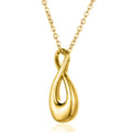 8 Shape Urn Cremation Necklace Metal Crafts Gifts Pendant