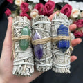 Love Crystal Women Healing Crystal Sage With Double Point for Chakra Gift Meditation