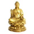2025 Brass Buddha Home Furnishings Buddhist Southeast Asia Decor Zen Buddha Sakyamuni Amitabha Buddha Ornaments Meditation Decor