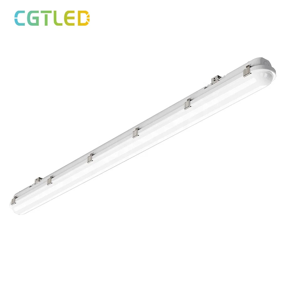 CGT 600mm 1200mm 1500mm Flicker Waterproof Shop Light Industrial Tri Proof Linear Led Triproof Light Fixture