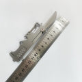 Stainless Steel Metal Alloy Multi-Functional Banner Screwdriver Ruler Bottle Opener Multi Tools Carabiner With Knife