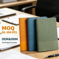 Custom Logo PU Leather Notebook A5 Simple Office Notepad Professional Batch With Different Writing Experience