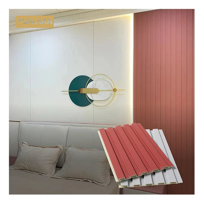 High-End WPCwool Material Fluted Siding Panels Exterior Wall Wooden Boards Environment Friendly Waterproof Modern Design