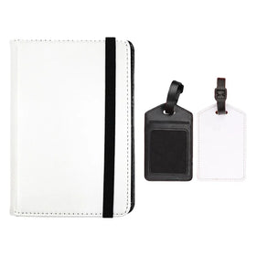 2025 Sublimation Blanks Passport Holder Wallet Passport Cover and Luggage Tag