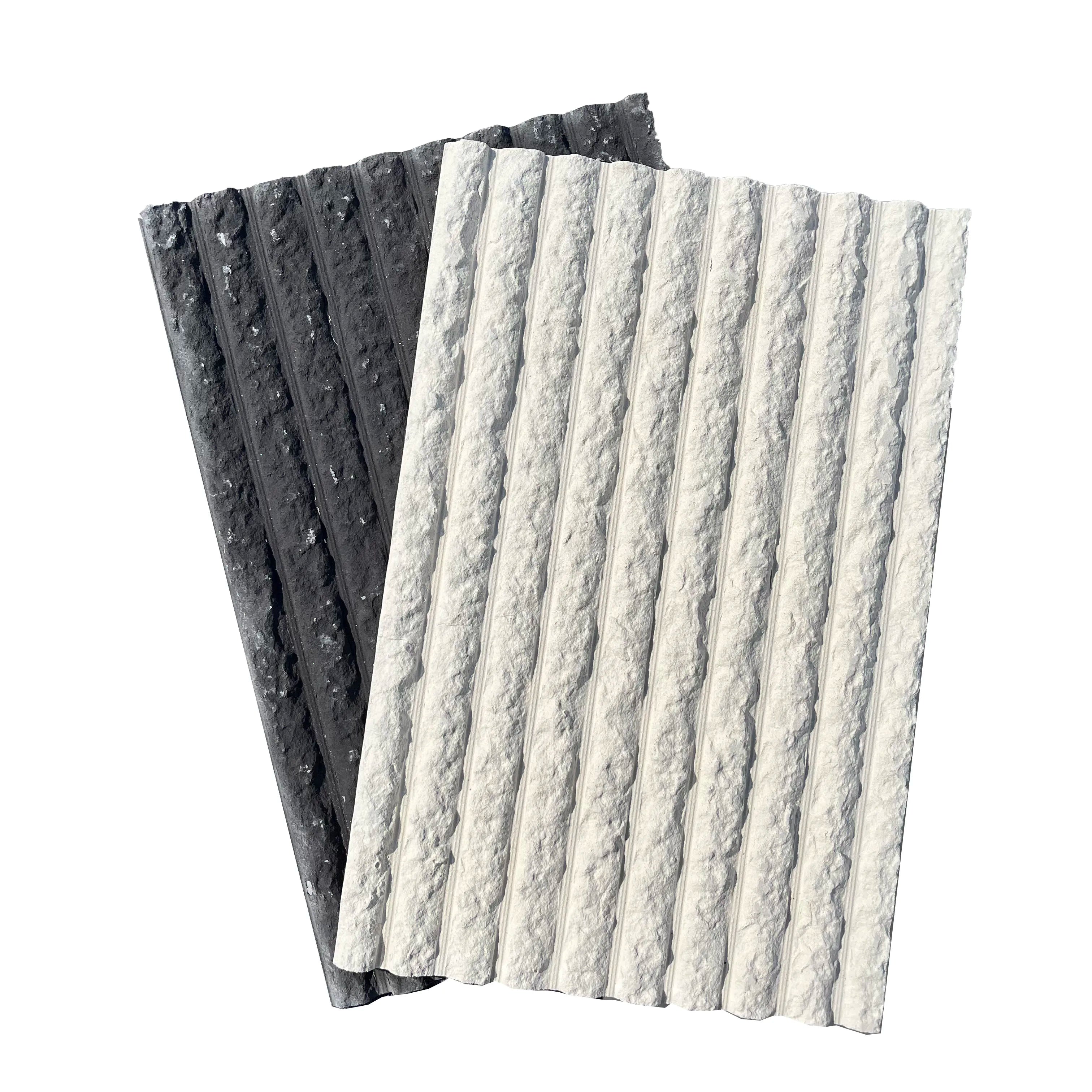 Customized Flexible Stone Vein Line Veneer Durable Moisture-Resistant Eco-Friendly Fireproof Facade Tile for External Modern