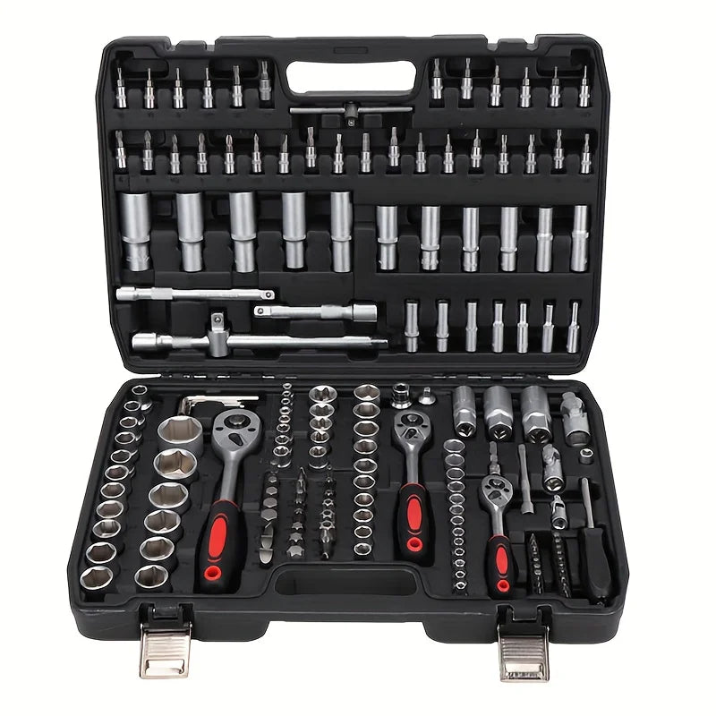 Customizable 172-Piece Chrome Vanadium Steel Automotive Repair Tools OEM Business Gifts for Home Car Maintenance CR-V 1 Set