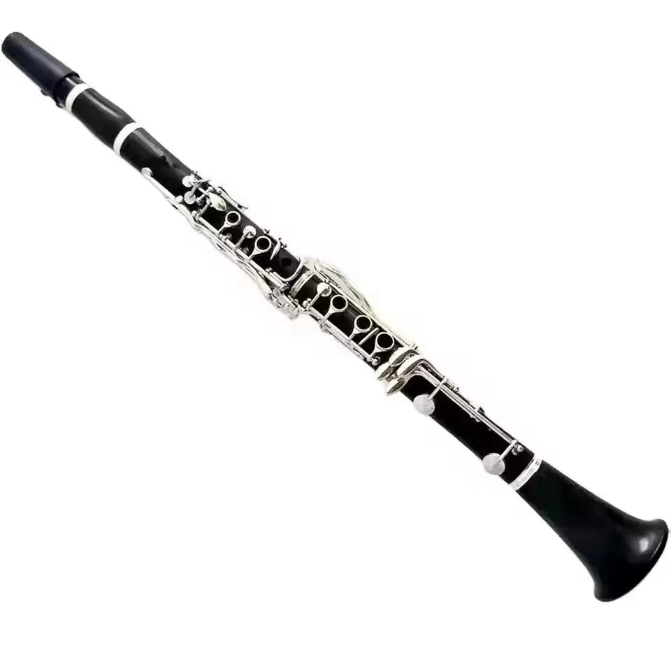 Professional 17 Key Silver Plated Bb Ebony Clarinet OEM Instrument