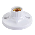 E27 LED Light Bulb Holder Round Square Fitting Socket With US Plug Switch E27 Base Hanging Lamp Socket for Home 6A 110V-220V