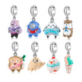 Designer Animal Charms 925 Silver Colorful Zoological City Beads Werewolf Fat Cat Pendant Fits Original Bracelet DIY Jewelry