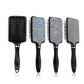 Hot Selling Paddle Brush for Straightening Hair Bling Crystal Detangling Hair Brush Scalp Massage Comb