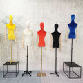 Popular Custom Color Velvet Polyester Female Torso Mannequin