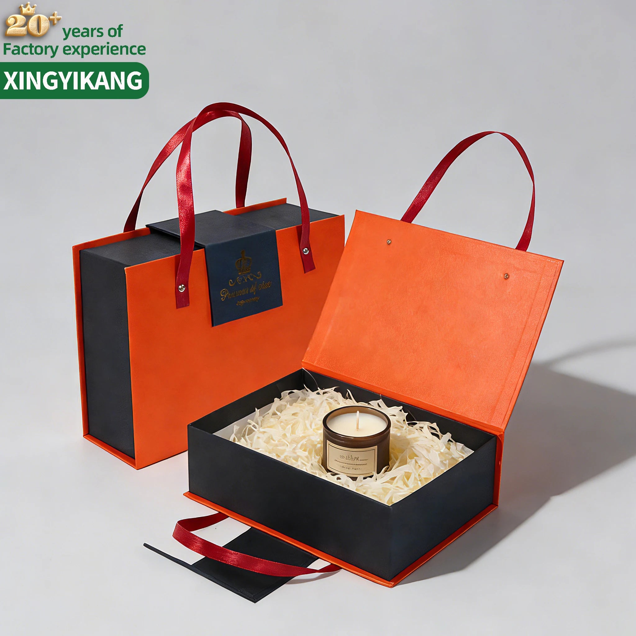 Custom Large Corrugated Box Black Foldable Magnetic Buckle Luxury Gift Cardboard Shipping Carton