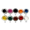 Wholesale Custom logo Makeup Colorful Eyebrow Pomade Vegan Eyeliner Gel Waterproof Colorful Eyebrow Gel