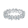 Fashion Jewelry Rings for Girls Synthetic White Moissanite Marquise 3x6mm Women Finger Rings