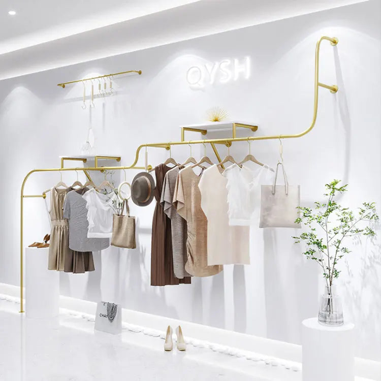 Minimalist Decorative Display Rack Stand for Clothing and Shoe Shops Fashion Window Display Flow Table