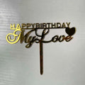 Customized Acrylic Cake Topper for Wedding Anniversary & Birthday Parties for Valentine's Day Decor & Dress up