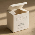 Custom Logo Printed Luxury Textured Finish Hard Rigid Paper Packaging for Cosmetics Box