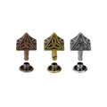 New Arrival Celtic Pyramid Rivets Antique Nickel Plate for Bags