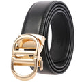 LQbelt New Design Mens Automatic Buckle Belt Leather Belts for Men GuangZhou Alloy Buckle Custom OEM Factory Ratchet Belt