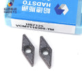 HADSTO CNC Tungsten Carbide Inserts VCMT 110304 110308-TM HS7125 Suitable for Universal Material Processing Cutting Tools