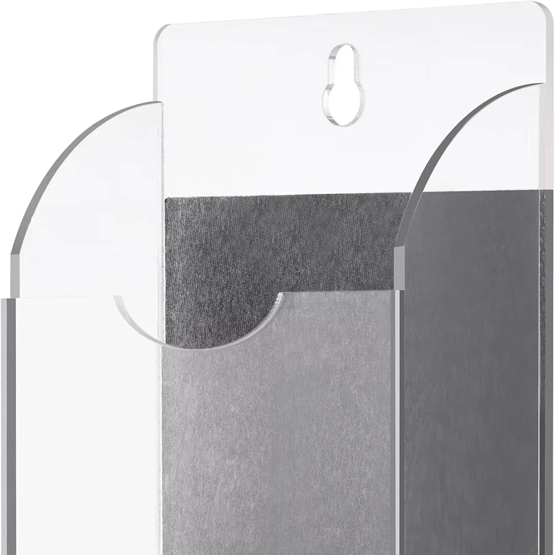 Magnetic Ice Scoop with Acrylic Holder - Bar Cocktail Ice Cube Scooper - Kitchen & Bartending Tool